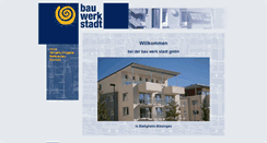 Desktop Screenshot of bauwerkstadtgmbh.de