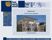 Tablet Screenshot of bauwerkstadtgmbh.de